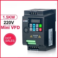Mini VFD INVERTER 220V 0.75KW/1.5KW/2.2KW 1HP Variable Frequency Drive Converter for Motor Speed Con