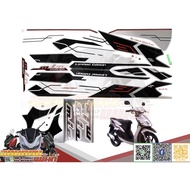 ☂สติ๊กเกอร์มีโอกันดั้ม สติ๊กเกอร์ Mio limited กันดั้ม 2004 สีเงิน เคลือบเงา♭