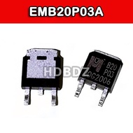 2~5PCS EMB20P03A TO-252 B20P03 30V35A MOS IC SMD Field Effect Tube