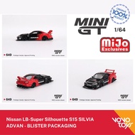 MiniGT 649 Nissan LB-Super Silhouette S15 SILVIA ADVAN Mini GT (BLISTER PACKAGING MIJO/)