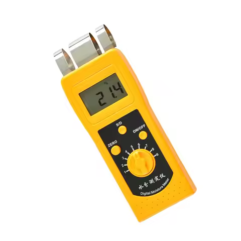 High Performance Portable Digital Textile Moisture Meter Tester DM200T