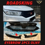 HONDA CITY 2017 - 2019 HEAD LIGHT EYEBROW FRONT GRILL GRILLE  TYPE R 2 PCS ONLY