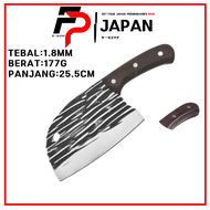 FREE SARUNG ~ Pisau lapah / Pisau Daging / Pisau tulang / Pisau dapur / Kitchen knife / Meat knife /