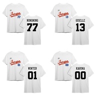 Kpop aespa T-shirt, winter T-shirt top, karina ning giselle korean 02