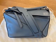 Loewe puzzle handbag 海藍色 小號 手袋