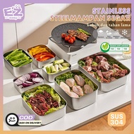 Stainless Steel Lided Food Container Stainless Steel Vegetable Container Stainless Steel Food Box 30