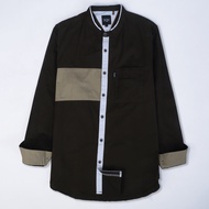 KATUN KEMEJA DGM Workshirt 30s Twill Cotton Work Shirt Long Sleeve Shanghai Collar Koko Premium Sadd