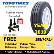195/70R14 TOYO Nano Energy 3 NE03 (Installation) New Car Tyre Tayar Tire Rim 14 Toyota Unser WPT NIP