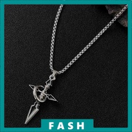 F High-end Simple Necklace Vintage Sweater Chain Cross Pendant Necklace C1