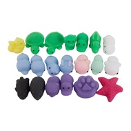 20Pcs Mini squeeze toy squishy Mochi Soft Release Stress Toys Kawaii Animal Squishy Decompression to