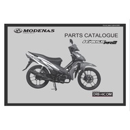 Modenas Kriss MR2 2017 - 2021 Parts Catalogue / Buku Panduan Alat Ganti Kriss MR2