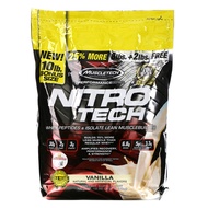 MuscleTech, Performance Series, Nitro Tech, Whey Peptides & Isolate Lean Musclebuilder, Vanilla, 10 