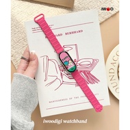For xiaomi band 10 nfc/Ceramic/mi band 9/mi band 8可爱硅胶磁吸回环表带 防水防汗 女士