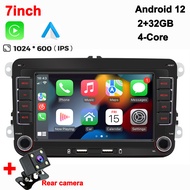 Android 13 Autoradio Multimedia Player 2Din Car Radio for VW Volkswagen Golf 5 6 Passat B6 Jetta MK5
