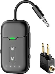 Comzler Bluetooth 5.4 Adapter Jack 2-in-1 Bluetooth Transmitter and Receiver, Bluetooth Transmitter 