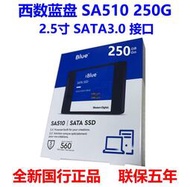 WD/西部數據 西數藍盤SA510 500G 250G SATA3 筆記本臺式固態硬盤