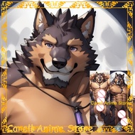 Dakimakura Pubraseer หมาป่าอะนิเมะ Furry พิมพ์สองด้านชีวิตขนาดปลอกหมอนร่างกาย