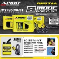 APIDO RACING CDI 9 MODES LC135 V2 V3 V4 V5 V6 V7 4S 5S 4 5 SPEED EX5 DREAM EX5 DREAM DREAM100 WAVE10
