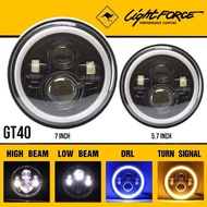 KO Headlamp LED G40T 7 Inch and 5.7 Inch Ring Yellowbiru