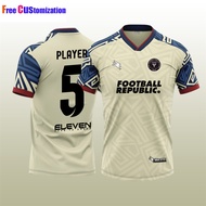 2026 NEW Design Jersey Custom Name 3D Futsal Football Jersey Cheap jerseys Baju Lelaki Malaysia Team