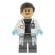 LEGO JW015 Jurassic Park World 75919 Indominus Rex Breakout : Dr. Henry Wu Minifigure, White Lab Coa