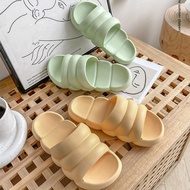 kasut raya perempuan ELLE Sandal women sandal selipar wanita sandal perempuan Thick Bottom Slippers 