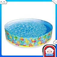 Intex Kids 5ft x 10in Snapset Pool Inflatable Paddling Garden Ring Pool Snorkel Buddies Cute IT 5645