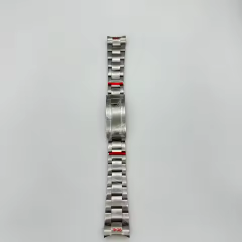 Stainless Steel Watch Band, Solid Oyster Watch Strap Replacement Accessory