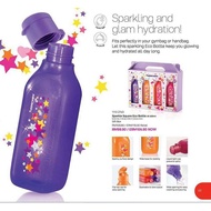 Tupperware Sparkle Square Purple Shining Colourful STAR-D 500ml botol air ungu botol segi empat square bottle tumbler