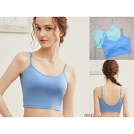 Women's Wire-Free bra Size L XL Thin Foam Full Cup FELANCY (bra 36B to 38B) Plain Underwear 003F