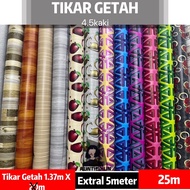 Tikar Getah 25m x 1.37m (4.5 kaki) PVC Vinyl Carpet Flooring Rug Mat Home Decor Canopy Karpet Velvet Toto Khemah Kanopi