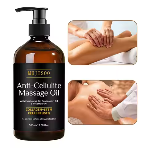 Firming Body Massage Oil with Collagen & Stem Cell – Helps Smooth the Appearance of Cellulite & Impr