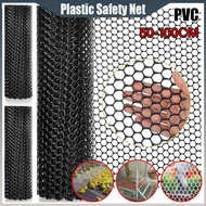 50/100cm Plastic Safety Net PVC Balcony Railing Pets Netting Balcony Railing Plastik Jaring Pagar