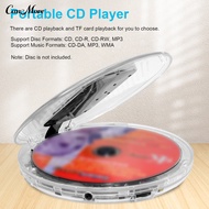 CD Player Portable Touch Button Cyclic Speed Reading LCD Display Adults Students Multifunctional Disc Player for Home