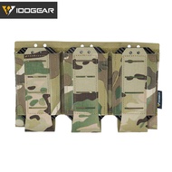 IDOGEAR Tactical Triple 556 Mag Pouch Multifunctional Storage Rigid MOLLE Tactical 556 Triple Mag Ho