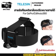 Telesin Head Strap With Camera for GOPRO DJI Action 5Pro/4/3 Insta360