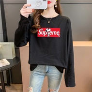 Baju T Shirt Perempuan Lengan Panjang Korean  Long Sleeve Clothes