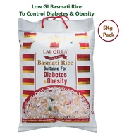Lal Qilla Low GI Basmati Rice 5Kg - Suitable For Diabetes And Obesity