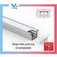 18x10mm Aluminium U Channel For Max 16mm LED Strip Light 1Meter