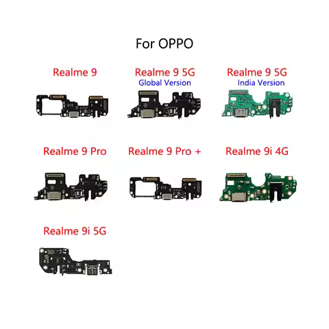 USB Charge Dock Port Socket Jack Connector Flex Cable For OPPO Realme 9 9 Pro + Plus 9i 4G 5G Chargi