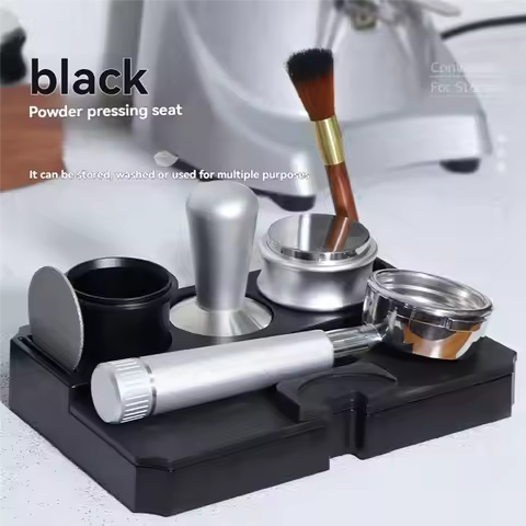 KEOL-51/53/58Mm Handle Coffee Tamper Station Multifunctional Coffee Tool Holder Stand For Worktop Ba