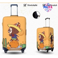 Labubu Luggage Cover Stretchable Spandex Fabric Luggage Cover 18 20 22 24 26 28 30 32 inches SLZB
