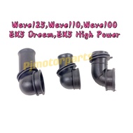 Wave 125/Wave 110/EX5 High Power/EX5 Dream/Wave 100 Air Hose/Carburator Pipe/Air Filter Box Hose Getah/Carburetor Paip