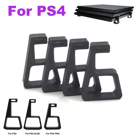 1-5set Game Console Horizontal Holder Bracket Cooling Feet Desktop Stand For Sony PlayStation4 PS4 /