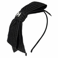 CHANEL CC 草編 蝴蝶結 髮篐