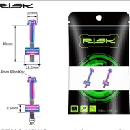 Risk Titanium Seatpost M5 X 40 Mm Thomson Titanium SeatpostBolt