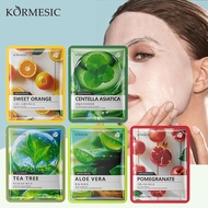 [BPOM] KORMESIC Aloe Vera Sheet Mask Pomegranate Sheet Mask Sweet Orange Sheet Mask / Tea Tree Sheet