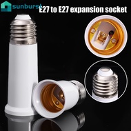65mm 95mm 120mm E27 to E27 Extender Lamp Holder Socket Fitting / LED Light Extension Socket Adapter 