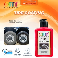 Omni Beyond Tire Coating wax tyre coating wax silicon tayar wax silicon tyre shine tire shine kilat 