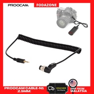 Proocam Cable-N1(2.5) for Nikon Z9, D850, D810, D800 D700 D500 D300 D200 c